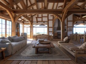 modern farmhouse interior